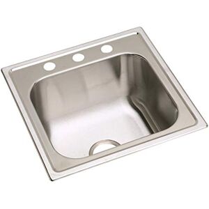 Elkay DPC12020102 Dayton Single Washbasin Stainless Steel Elkay DPC12020102 Dayton Single Washbasin Stainless Steel