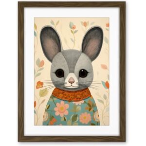 Artery8 Floral Chinchilla Cute Flower Floral Artwork for Kids Bedroom Baby Nursery Artwork Framed Wall Art Print 18X24 Inch Artery8 Floral Chinchilla Cute Flower Floral Artwork for Kids Bedroom Baby Nursery Artwork Framed Wall Art Print 18X24 Inch