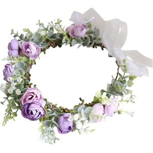 karelwui Women Garland Headdress Women Garland Headdress Birthday Garland Hair Accessories Spring Picnics Camping Photo Shoots Fashion Headbands Purple karelwui Women Garland Headdress Women Garland Headdress Birthday Garland Hair Accessories Spring Picnics Camping Photo Shoots Fashion Headbands Purple