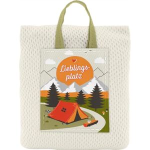 GRUSS & CO Picnic Blanket with Protective Cover, Mountains, Picnic Blanket in Black, 110 cm x 140 cm, Small Protective Cover with Handle, Gift, Birthday, Wanderlust, Travel, 48427 GRUSS & CO Picnic Blanket with Protective Cover, Mountains, Picnic Blanket in Black, 110 cm x 140 cm, Small Protective Cover with Handle, Gift, Birthday, Wanderlust, Travel, 48427