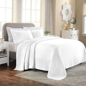 Superior 100% Cotton Bedspread in, White, King Superior 100% Cotton Bedspread in, White, King