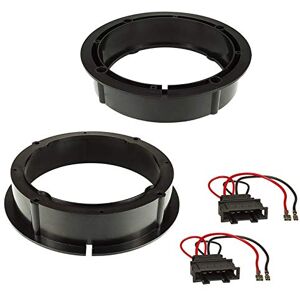Sound-way 6.5" 165 mm Car Stereo Speakers Rings Adapters compatible with Skoda Volkswagen Seat Sound-way 6.5" 165 mm Car Stereo Speakers Rings Adapters compatible with Skoda Volkswagen Seat