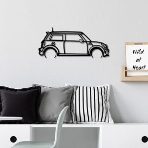 Hanah Home Stylish Black Decorative Metal Wall Accessory, 73 x 33 cm, 100% Metal, 1.5 mm Thickness, Lightweight & Modern Design for Home Decor Hanah Home Stylish Black Decorative Metal Wall Accessory, 73 x 33 cm, 100% Metal, 1.5 mm Thickness, Lightweight & Modern Design for Home Decor