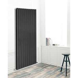 Manufactured for NRG-Radiator NRG 1800 x 680 mm Anthracite Vertical Column Radiator Double Flat Panel Designer Bathroom Radiator Manufactured for NRG-Radiator NRG 1800 x 680 mm Anthracite Vertical Column Radiator Double Flat Panel Designer Bathroom Radiator