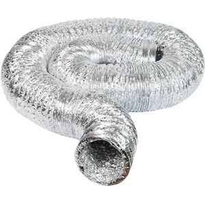 Airflow 9021315 – 100mm (4 inch) x 5m Flexible Aluminium Ducting Pipe for Extractor Fan, Dryer Vent, Cooker Hood Airflow 9021315 – 100mm (4 inch) x 5m Flexible Aluminium Ducting Pipe for Extractor Fan, Dryer Vent, Cooker Hood