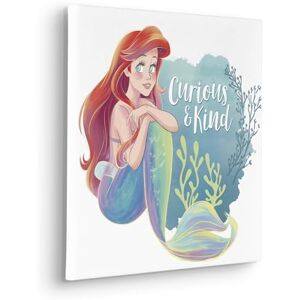Komar Disney Ariel Curious & Kind Stretcher Frame 40 x 40 cm Children's Room Wall Decoration Komar Disney Ariel Curious & Kind Stretcher Frame 40 x 40 cm Children's Room Wall Decoration