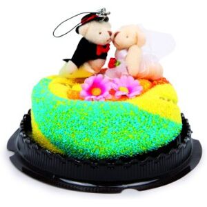 Small Foot Legler Towel Cake Bride and Groom NS multicoloured Small Foot Legler Towel Cake Bride and Groom NS multicoloured