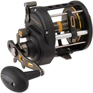 Penn Fathom® II Level Wind, Saltwater Fishing Reel, Conventional Reels, Sea Nearshore/Lake Fishing, Shore and Kayak Fishing, Unisex, Black Gold, 50 Right Hand Penn Fathom® II Level Wind, Saltwater Fishing Reel, Conventional Reels, Sea Nearshore/Lake Fishing, Shore and Kayak Fishing, Unisex, Black Gold, 50 Right Hand