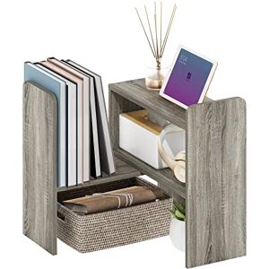 Furinno Classic Desk Top Organizer Bookshelf, French Oak Furinno Classic Desk Top Organizer Bookshelf, French Oak