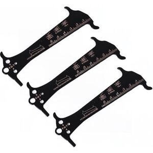 OAJABBGE 1/3pcs Road Bike Chain Tool Measure Ruler Bicycles Chain Wear Indicators Checker Bicycles Chain Gauge Measurement Ruler OAJABBGE 1/3pcs Road Bike Chain Tool Measure Ruler Bicycles Chain Wear Indicators Checker Bicycles Chain Gauge Measurement Ruler