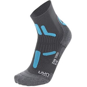 UYN S100220 TREKKING 2IN Socks Women's Anthracite/Turquoise 36 UYN S100220 TREKKING 2IN Socks Women's Anthracite/Turquoise 36