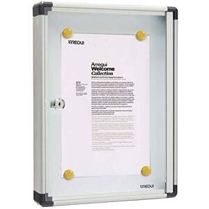 ARREGUI PAN52 Aluminium and Perspex Advertising Panel for 1 Sheet DIN A4, Silver ARREGUI PAN52 Aluminium and Perspex Advertising Panel for 1 Sheet DIN A4, Silver