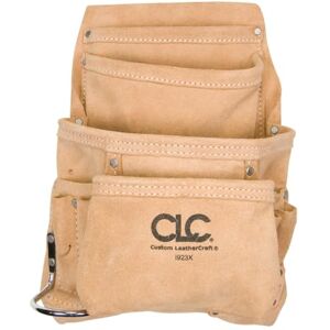 Custom Leathercraft CLC I923X Suede Carpenter's Nail and Tool Bag, 10 Pocket Custom Leathercraft CLC I923X Suede Carpenter's Nail and Tool Bag, 10 Pocket