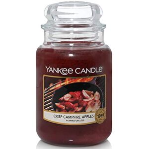 Yankee Candle Scented Candle Scented Candle Crisp Campfire Apples Large Jar Candle Burn Time: Up to 150 Hours Yankee Candle Scented Candle Scented Candle Crisp Campfire Apples Large Jar Candle Burn Time: Up to 150 Hours