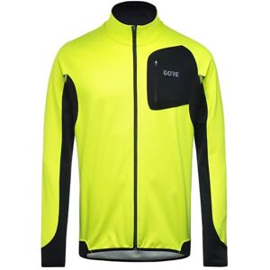 GOREWEAR R3 Partial GORE® WINDSTOPPER® Shirt, Neon Yellow/Black, M GOREWEAR R3 Partial GORE® WINDSTOPPER® Shirt, Neon Yellow/Black, M