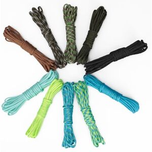 Cozary 10 Colours×6m/19ft Paracord, Nylon Rope Set, 4mm Parachord, Heavy Duty Rope with 7 Strands of 100% Nylon, Ideal for Camping, Hiking and Bracelets, Heavy Duty 250kg, 196ft Total Cozary 10 Colours×6m/19ft Paracord, Nylon Rope Set, 4mm Parachord, Heavy Duty Rope with 7 Strands of 100% Nylon, Ideal for Camping, Hiking and Bracelets, Heavy Duty 250kg, 196ft Total