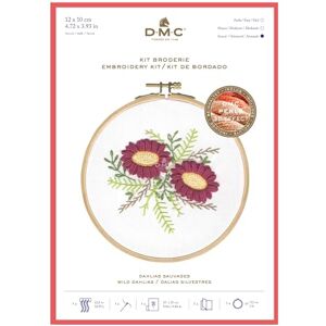 DMC Wild Dahlia Embroidery Kit DMC Wild Dahlia Embroidery Kit