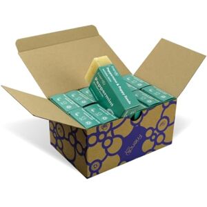 Friendly Soap Exfoliating Peppermint & Poppy Seeds Natural Soap (12 x 95g), Plant-Based, Cruelty-Free, Made by Hand, No Preservatives or Sulphates, Recycled & Recyclable, Palm Oil Free, Cruelty Free Friendly Soap Exfoliating Peppermint & Poppy Seeds Natural Soap (12 x 95g), Plant-Based, Cruelty-Free, Made by Hand, No Preservatives or Sulphates, Recycled & Recyclable, Palm Oil Free, Cruelty Free