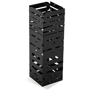 Versa Ingolstadt Umbrella Stand for Entrance, Room or Hall, Modern Umbrella Holder, Measurements (H x L x W) 49 x 15,5 x 15,5 cm, Metal, Colour Black Versa Ingolstadt Umbrella Stand for Entrance, Room or Hall, Modern Umbrella Holder, Measurements (H x L x W) 49 x 15,5 x 15,5 cm, Metal, Colour Black