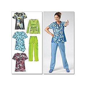 McCall's Patterns M6473 Size B5 8-10-12-14-16 Misses'/ Women's Tops and Pants, Pack of 1, White McCall's Patterns M6473 Size B5 8-10-12-14-16 Misses'/ Women's Tops and Pants, Pack of 1, White
