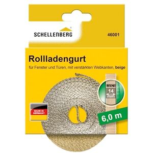 Schellenberg 46001 Roller Shutter Belt 14 mm / 6 m Beige Schellenberg 46001 Roller Shutter Belt 14 mm / 6 m Beige