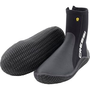 Cressi ReefTech Unisex Black Neoprene Boots 5mm Double lined for use in Cold Water, Ideal for Diving with Open Heel Fins, designed to Protect Feet from the Cold, XS (UK 4/4.5_EU 36/37) Cressi ReefTech Unisex Black Neoprene Boots 5mm Double lined for use in Cold Water, Ideal for Diving with Open Heel Fins, designed to Protect Feet from the Cold, XS (UK 4/4.5_EU 36/37)