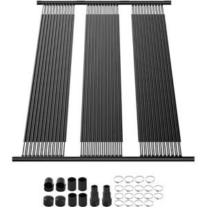 VEVOR Solar Pool Heater, 4 x 10 ft HDPE Pool Heating System Durable & Weather-Proof, with Complete Accessories, Universal Solar Pool Panel–Raises Water Temperature, for Aboveground & Inground Pool VEVOR Solar Pool Heater, 4 x 10 ft HDPE Pool Heating System Durable & Weather-Proof, with Complete Accessories, Universal Solar Pool Panel–Raises Water Temperature, for Aboveground & Inground Pool