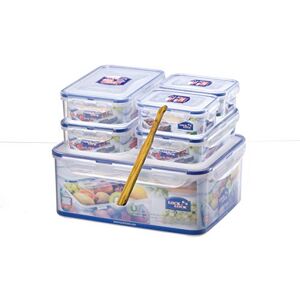 LocknLock 6pce container set Rectangular 5.5lt with Freshness Tray/3 x 800ml/2 x 350ml LocknLock 6pce container set Rectangular 5.5lt with Freshness Tray/3 x 800ml/2 x 350ml