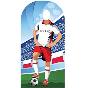 STAR CUTOUTS Poland (World Cup Football Stand-in) Adult Size 6ft /190cm Tall with Free Mini Destop Cut Out STAR CUTOUTS Poland (World Cup Football Stand-in) Adult Size 6ft /190cm Tall with Free Mini Destop Cut Out