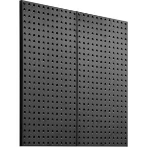 VEVOR Metal Pegboard Panels, 24" x 12" Pegboard, 2 Panels, Heavy Duty Steel Peg Board Wall Organizer, for Living Room Garage Tool Storage Workbench Office Organization Craft Room Kitchen Home, Black VEVOR Metal Pegboard Panels, 24" x 12" Pegboard, 2 Panels, Heavy Duty Steel Peg Board Wall Organizer, for Living Room Garage Tool Storage Workbench Office Organization Craft Room Kitchen Home, Black