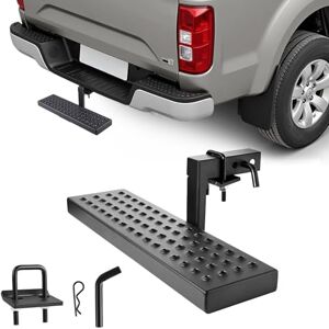 VEVOR Hitch Step for 2 Inch Receiver, Universal Rear Bumper Guard Protector with 350 LBS Load Capacity, Wide & Non-Slip Tow Hitch Step with Pin Kit and Stabilizer, Fit for Pickup, Trailer, Truck, SUV VEVOR Hitch Step for 2 Inch Receiver, Universal Rear Bumper Guard Protector with 350 LBS Load Capacity, Wide & Non-Slip Tow Hitch Step with Pin Kit and Stabilizer, Fit for Pickup, Trailer, Truck, SUV