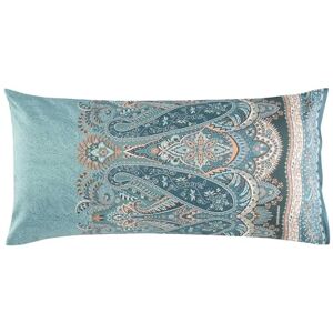 Bassetti Sabbioneta 9331455 Cushion Cover for Bed Linen Made from 100% Cotton Sateen in Green V1, Dimensions: 40 x 80 cm Bassetti Sabbioneta 9331455 Cushion Cover for Bed Linen Made from 100% Cotton Sateen in Green V1, Dimensions: 40 x 80 cm