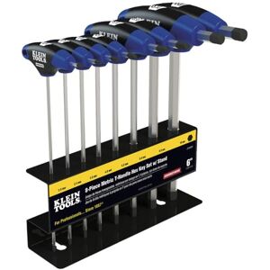 KLEIN TOOLS 9-Inch Metric Journeyman T-Handle Set 8 Piece JTH98M KLEIN TOOLS 9-Inch Metric Journeyman T-Handle Set 8 Piece JTH98M