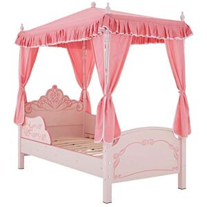 Premier Housewares Princess Palace Bed, Fabric, Iron, MDF, Melamine, Plywood, PVC, UV Paint, Zinc, Pink, Single Premier Housewares Princess Palace Bed, Fabric, Iron, MDF, Melamine, Plywood, PVC, UV Paint, Zinc, Pink, Single