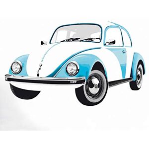 BRISA VW Collection Volkswagen Selfadhesive Wall Tattoo Sticker Decoration Poster with T1 Bus Campervan Design (Beetle/Blue) BRISA VW Collection Volkswagen Selfadhesive Wall Tattoo Sticker Decoration Poster with T1 Bus Campervan Design (Beetle/Blue)