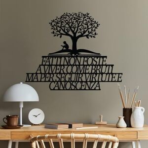 Hanah Home Stylish Black Decorative Metal Wall Accessory, 55 x 47 cm, 100% Metal, 1.5 mm Thickness, Perfect for Modern Home Decor & Unique Wall Art Hanah Home Stylish Black Decorative Metal Wall Accessory, 55 x 47 cm, 100% Metal, 1.5 mm Thickness, Perfect for Modern Home Decor & Unique Wall Art