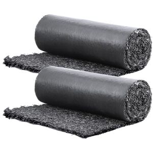 VEVOR Rubber Mulch for Landscaping, 2 Rolls Recycled Rubber Mulch Mat 96 x 22 in, Permanent Rubber Pathway, Natural-Looking Black Mulch Garden Edging for Plants, Vegetables & Flower Garden Barrier VEVOR Rubber Mulch for Landscaping, 2 Rolls Recycled Rubber Mulch Mat 96 x 22 in, Permanent Rubber Pathway, Natural-Looking Black Mulch Garden Edging for Plants, Vegetables & Flower Garden Barrier