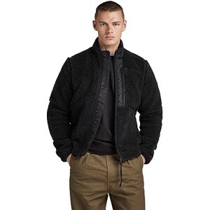 G-STAR Men's Fleece jkt, Black (dk black D23614-D416-6484), M G-STAR Men's Fleece jkt, Black (dk black D23614-D416-6484), M