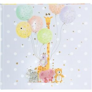 Goldbuch 50 403 Baby Diary Balloon Party Diary for Newborns, Memory Album with 100 Illustrated Pages, Art Print Cover with Animal Motif, Approx. 24.5 x 22.5 x 3.5 cm, Album in Blue Goldbuch 50 403 Baby Diary Balloon Party Diary for Newborns, Memory Album with 100 Illustrated Pages, Art Print Cover with Animal Motif, Approx. 24.5 x 22.5 x 3.5 cm, Album in Blue