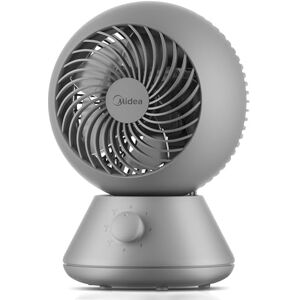 Midea MDF24JGUK 28dB Desk Fan, 20cm Diameter Air Circulator Table Fan, 90°+90° Omni-Directional Oscillation, Powerful 15m Reach, 3 Speed Settings, Ultra-Quiet Cooling for Bedroom and Office, Grey Midea MDF24JGUK 28dB Desk Fan, 20cm Diameter Air Circulator Table Fan, 90°+90° Omni-Directional Oscillation, Powerful 15m Reach, 3 Speed Settings, Ultra-Quiet Cooling for Bedroom and Office, Grey