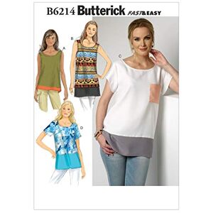 Butterick Patterns 6214 Y Sizes X-Small 4-6/Small 8-10/Medium 12-14 Misses Top Butterick Patterns 6214 Y Sizes X-Small 4-6/Small 8-10/Medium 12-14 Misses Top