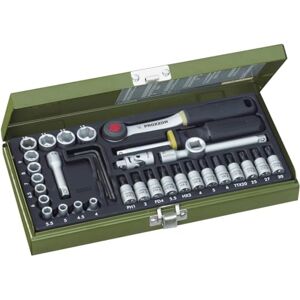 PROXXON 23080 Socket Set, Multi-Colour, 1/4-Inch, Set of 36 Pieces PROXXON 23080 Socket Set, Multi-Colour, 1/4-Inch, Set of 36 Pieces