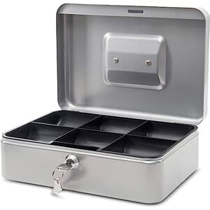MAUL 25 x 19.1 x 9 cm Cash Box 3 Silver MAUL 25 x 19.1 x 9 cm Cash Box 3 Silver