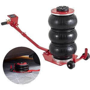 VEVOR Air Jack, 3 Ton/6600 lbs Triple Bag Air Jack, Airbag Jack with Six Steel Pipes, Lift up to 17.7 inch/450 mm, 3-5 s Fast Lifting Pneumatic Jack, with Long Handles for Cars, Garages, Repair, (Red) VEVOR Air Jack, 3 Ton/6600 lbs Triple Bag Air Jack, Airbag Jack with Six Steel Pipes, Lift up to 17.7 inch/450 mm, 3-5 s Fast Lifting Pneumatic Jack, with Long Handles for Cars, Garages, Repair, (Red)