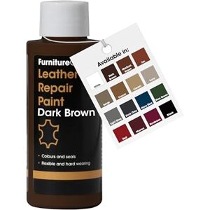 Furniture Clinic Leather Repair Paint & Dye Self Seal Colourant for Quick and Easy Leather Repair Suitable for Sofas, Car Seats, Shoes, Handbag, and More Dark Brown, 50ml Furniture Clinic Leather Repair Paint & Dye Self Seal Colourant for Quick and Easy Leather Repair Suitable for Sofas, Car Seats, Shoes, Handbag, and More Dark Brown, 50ml