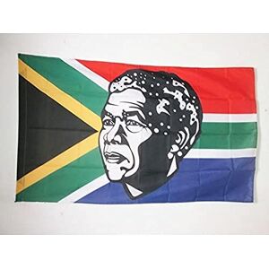 AZ FLAG South Africa with Mandela Flag 3x5 Ft South African Banner with Sleeve 100% Polyester Fade Resistant Vivid Colors 3' x 5' Feet 150x90 Cm AZ FLAG South Africa with Mandela Flag 3x5 Ft South African Banner with Sleeve 100% Polyester Fade Resistant Vivid Colors 3' x 5' Feet 150x90 Cm