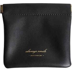 Ranuw Mini PU Leather Makeup Bag Automatic Closed Organization Pouch Supplies for Jewelry Necklace Earrings Multipurpose Leather Makeup Bag Ranuw Mini PU Leather Makeup Bag Automatic Closed Organization Pouch Supplies for Jewelry Necklace Earrings Multipurpose Leather Makeup Bag