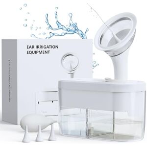 KAUGIC Ear Wax Removal Tool Kit, Safe Ear Cleaning Electric Ear Wax Remover Earwax Removal Kit Wush Ear Cleaner with Sewage System, 4 Clean Mode and 3 Ear Tips Ear Irrigation Kit for Adults KAUGIC Ear Wax Removal Tool Kit, Safe Ear Cleaning Electric Ear Wax Remover Earwax Removal Kit Wush Ear Cleaner with Sewage System, 4 Clean Mode and 3 Ear Tips Ear Irrigation Kit for Adults