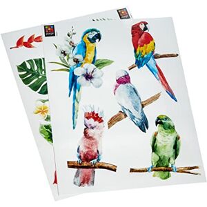 PLAGE 157171 Wall Adhesive Size S Tropical Nature (2 Sheets), Multicolour (21 x 29.7 cm) PLAGE 157171 Wall Adhesive Size S Tropical Nature (2 Sheets), Multicolour (21 x 29.7 cm)