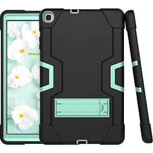YEOU Samsung Tabs6 Lite10.4 (2020) (SH-P610/P615)/Tab S6 Lite 10.4 P613/P619 2022 Case with Kickstand, Durable Hard Hybrid Protective Cover Black + Aqua. a YEOU Samsung Tabs6 Lite10.4 (2020) (SH-P610/P615)/Tab S6 Lite 10.4 P613/P619 2022 Case with Kickstand, Durable Hard Hybrid Protective Cover Black + Aqua. a
